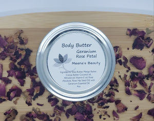 Geranium Rose Petal Body Butter
